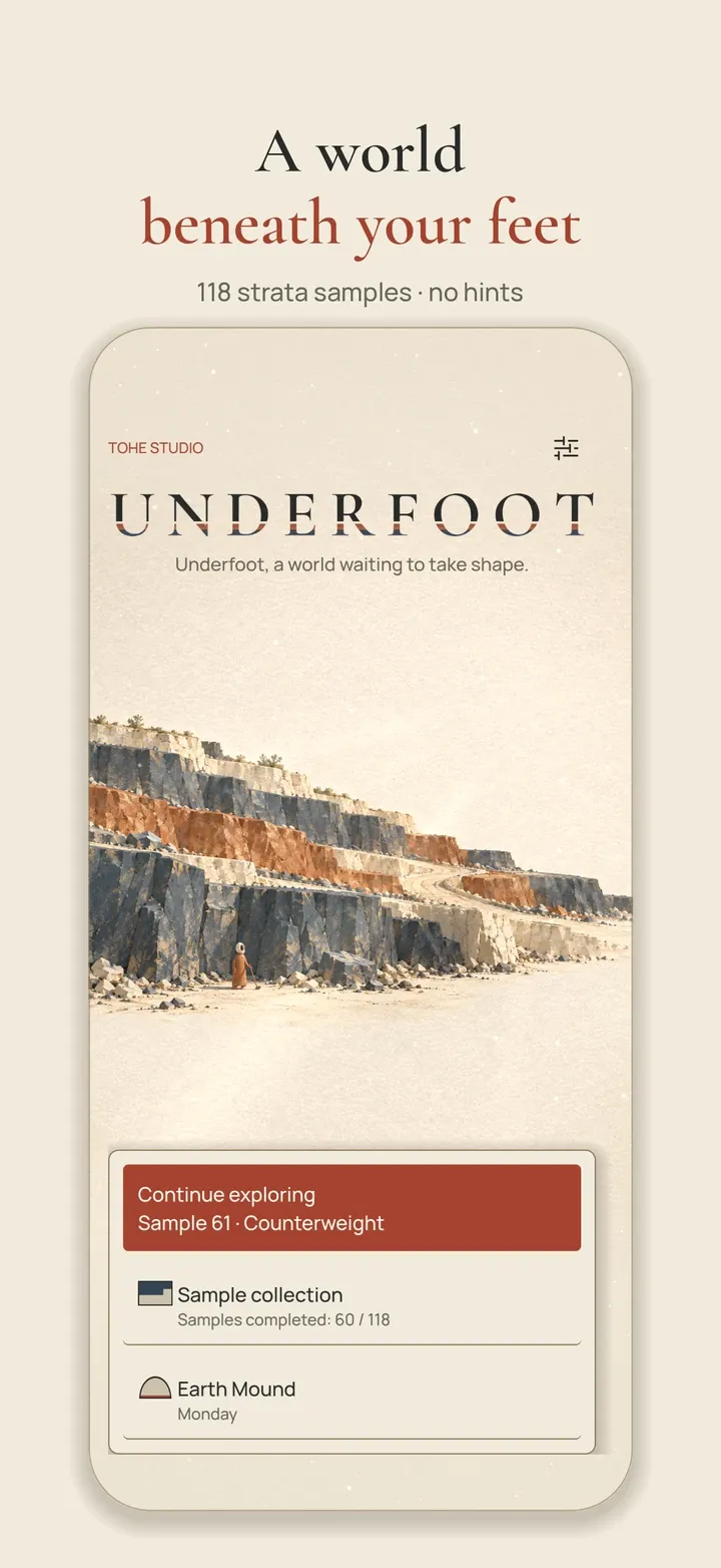 UNDERFOOT — 4/6